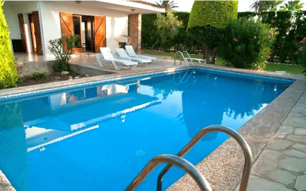 large detached villa with private pool
