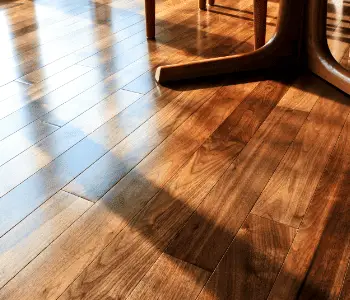 hardwood flooring in cottage