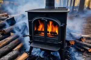 Can I burn treated wood in my log burner?