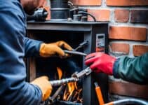 How to Remove the Flue Pipe from a Wood Burner